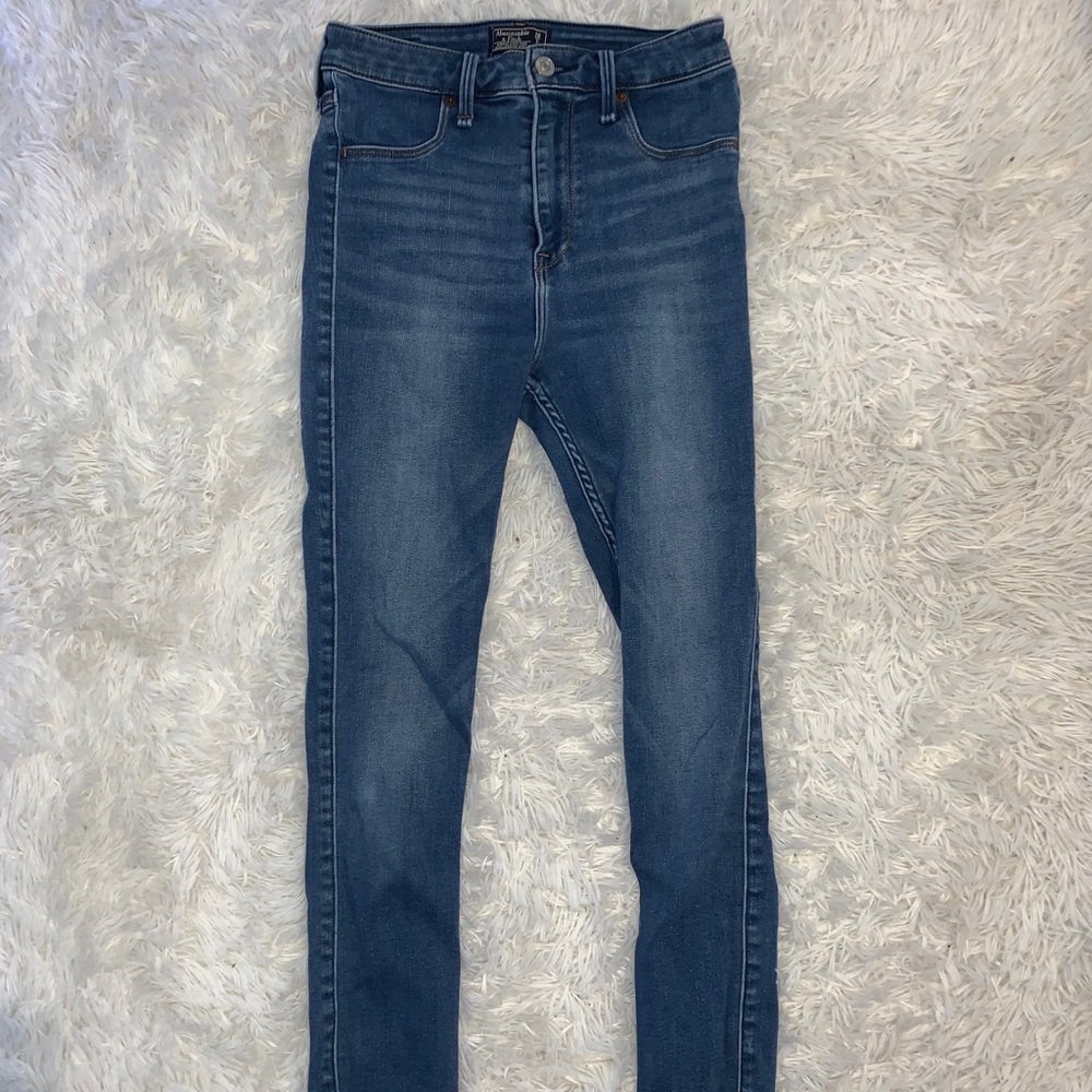 Abercrombie & Fitch high rise jean leggings ankle